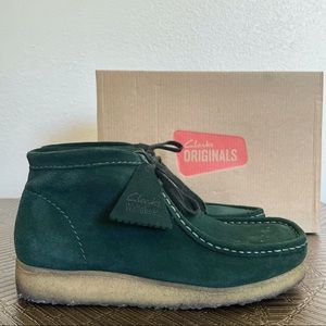 Clarks Wallabee Boot - Forest Green